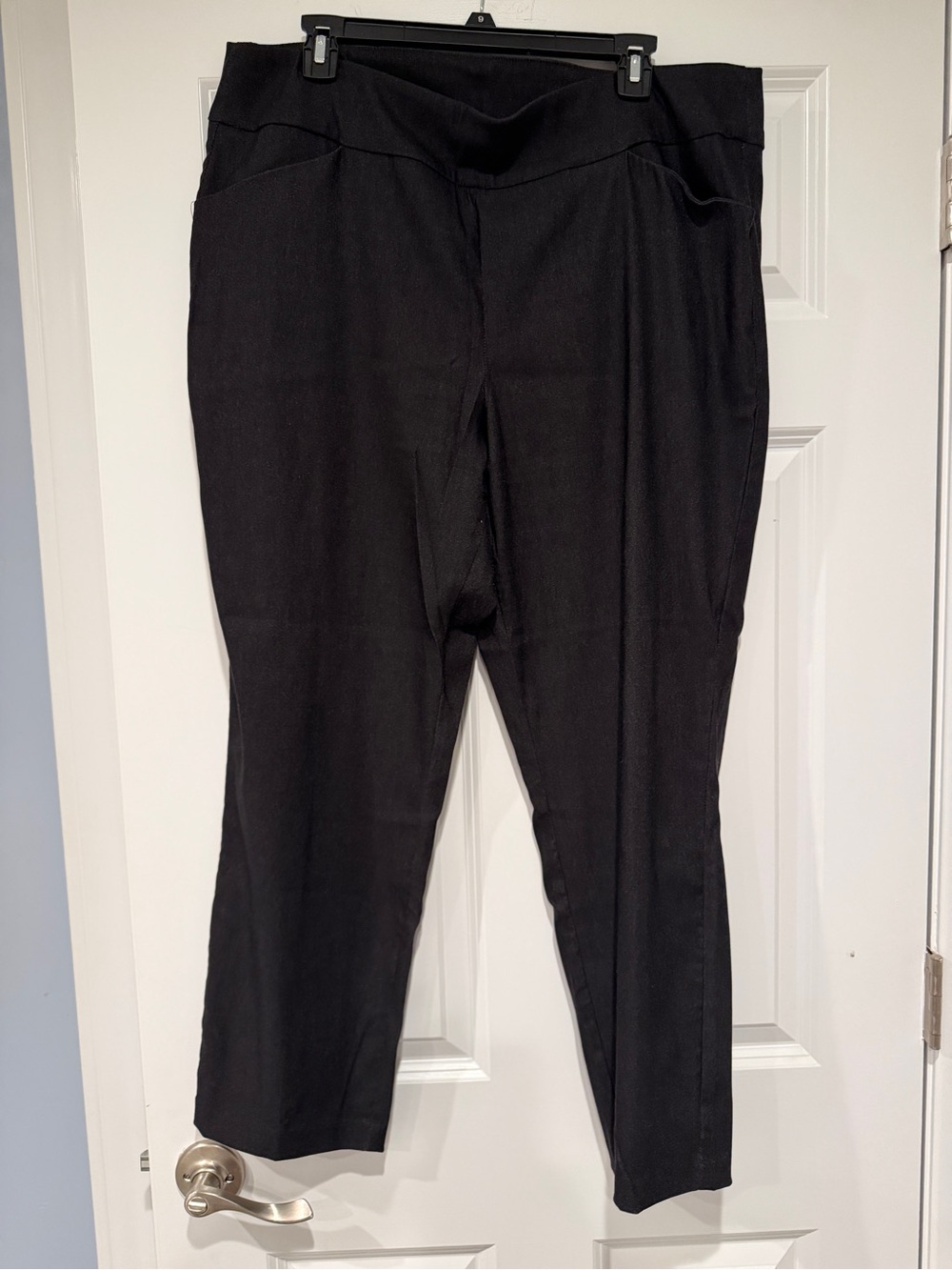 Tribal Black Ankle Ponte Pants